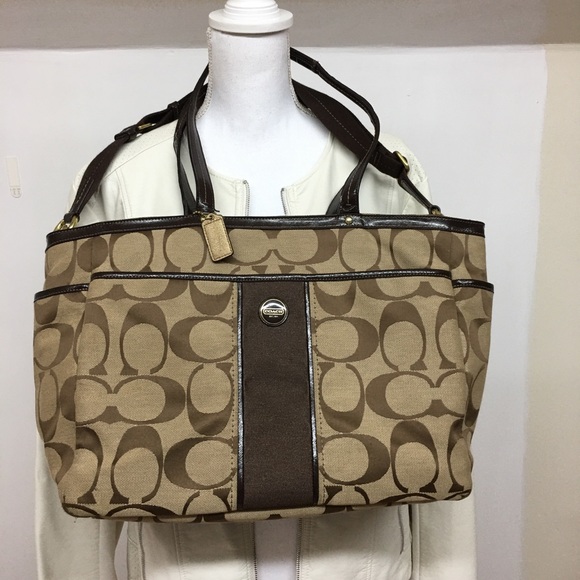 Coach Handbags - Coach Signature Multifunctional Diaper Bag